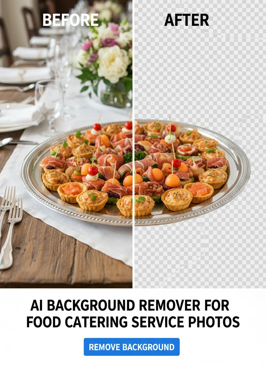AI background remover for food catering service photos - Professional Guide